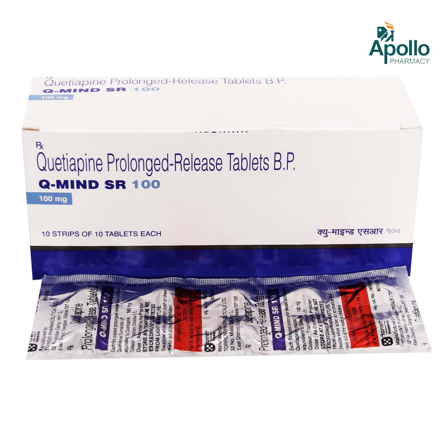 Q MIND SR 100MG TABLET, Pack of 10 TABLETS Q MIND SR 100MG TABLET, Pack of 10 TABLETS