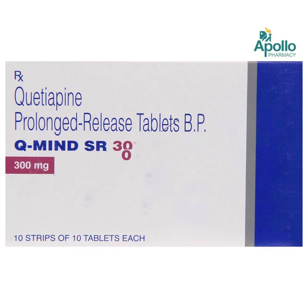 Q MIND SR 300MG TABLET, Pack of 10 TABLETS