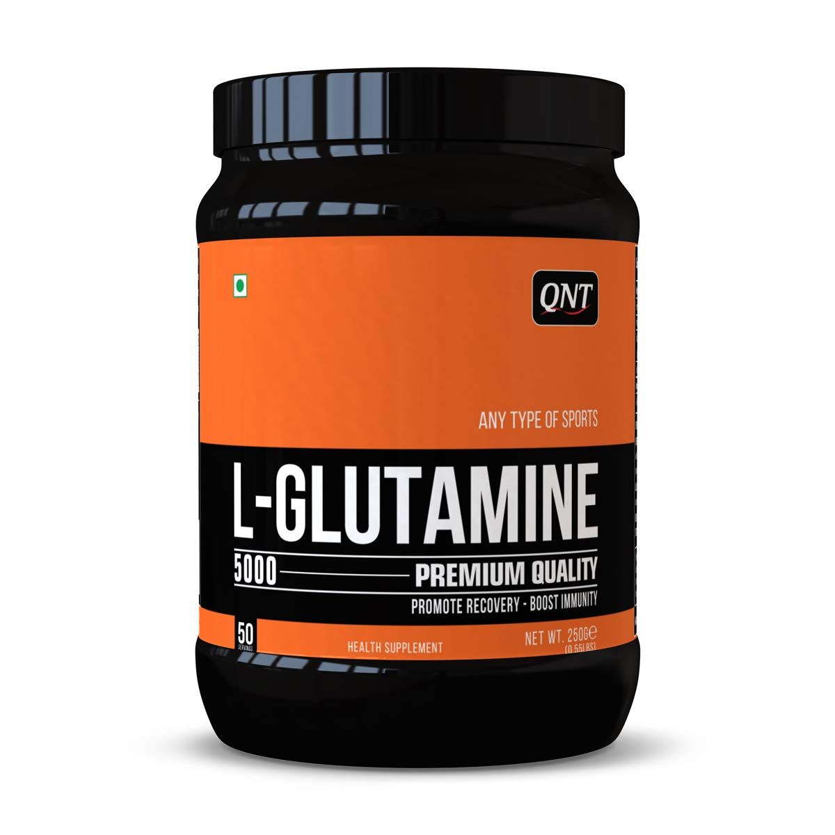 Buy QNT L-Glutamine 5000 mg Powder, 250 gm Online