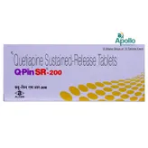 Q PIN SR 200MG TABLET 10'S, Pack of 10 TabletS
