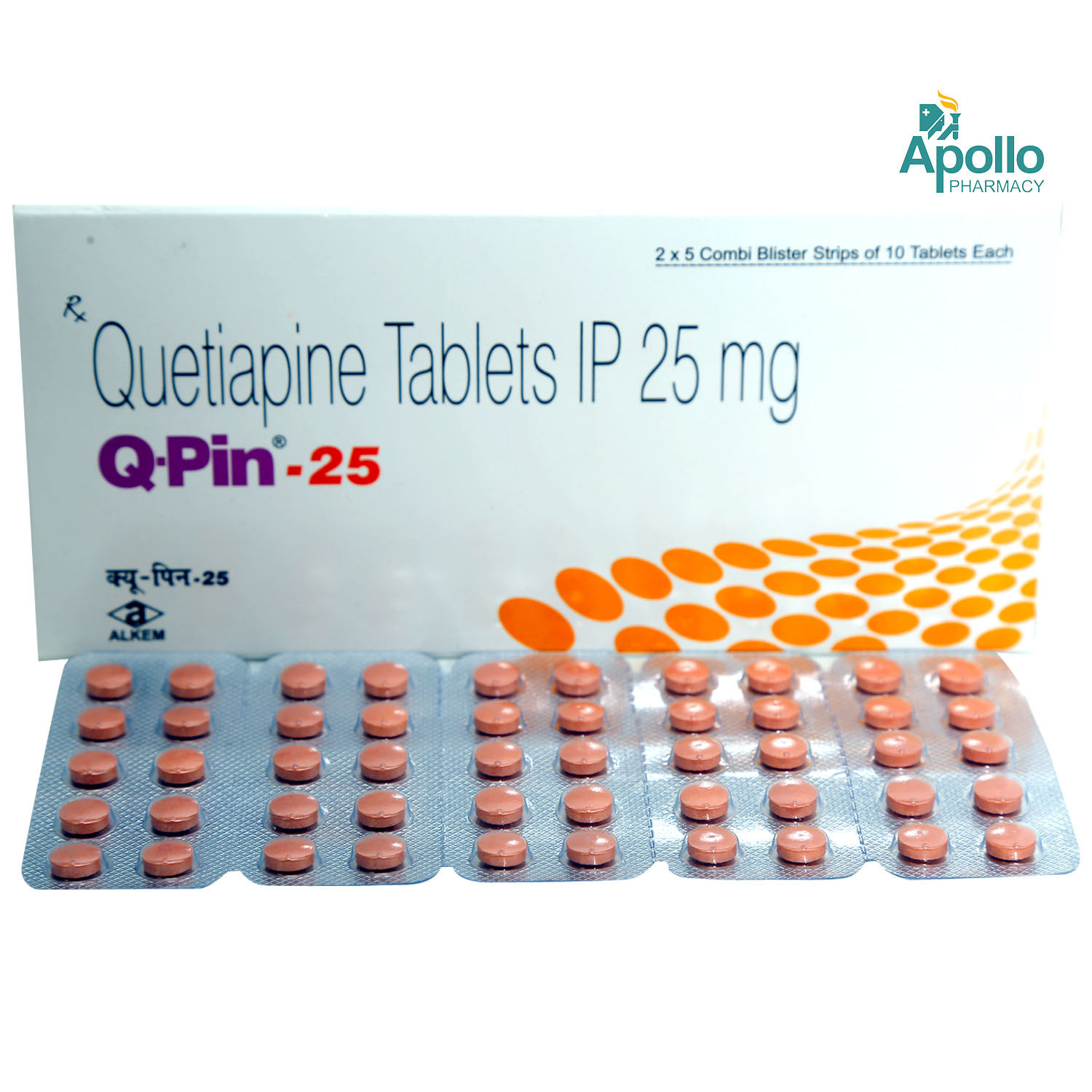 Q Pin 25 Tablet 10's Price, Uses, Side Effects, Composition Apollo Pharmacy