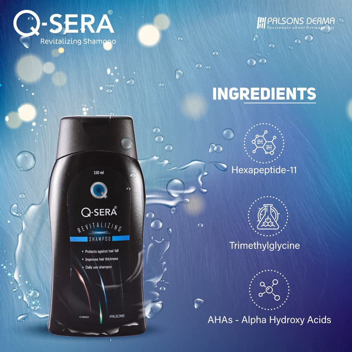 Q-Sera Revitalizing Shampoo, 150 ml, Pack of 1 Q-Sera Revitalizing Shampoo, 150 ml, Pack of 1