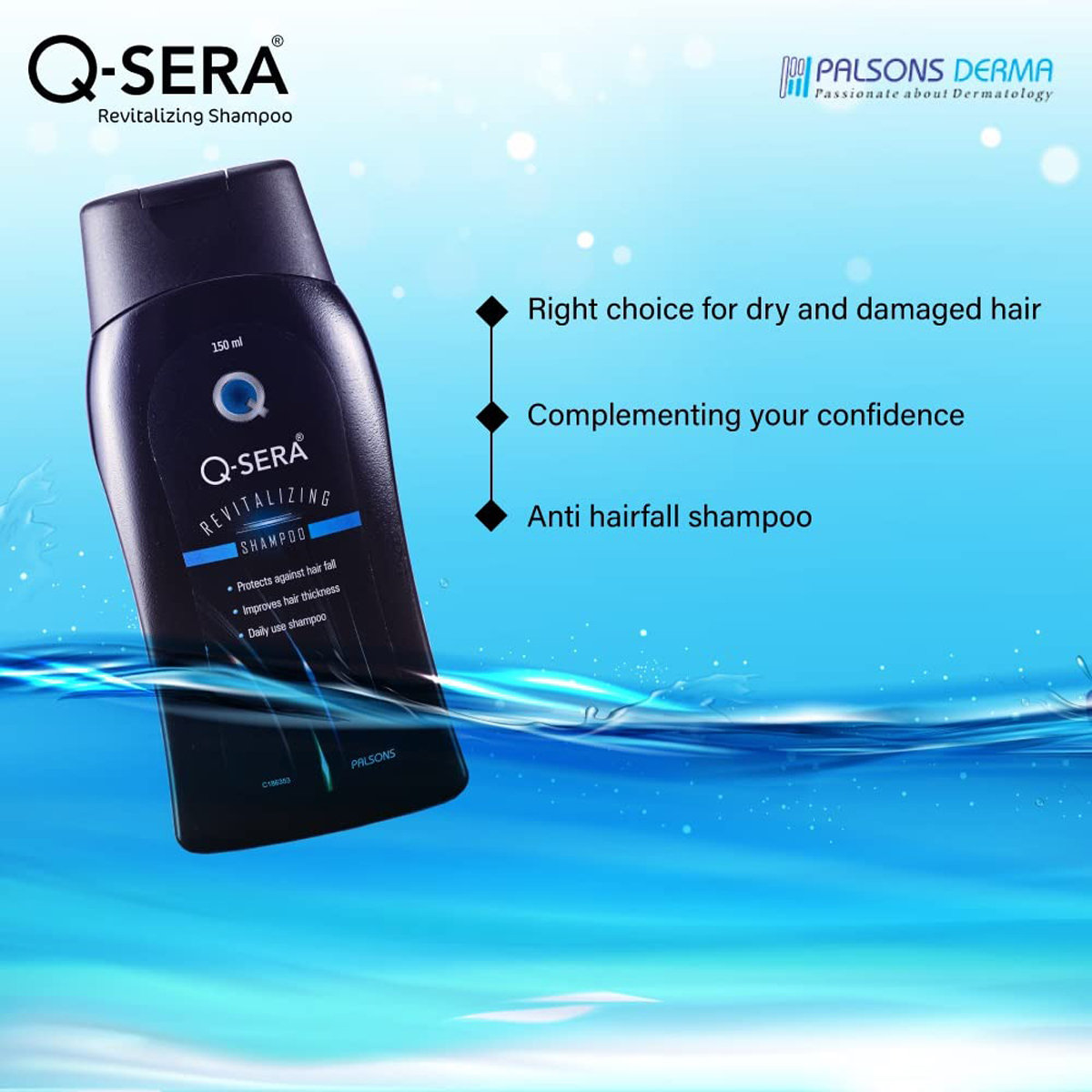 Q-Sera Revitalizing Shampoo, 150 ml, Pack of 1 Q-Sera Revitalizing Shampoo, 150 ml, Pack of 1