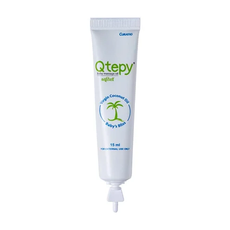 Qtepy Baby Massage Oil, 15 ml