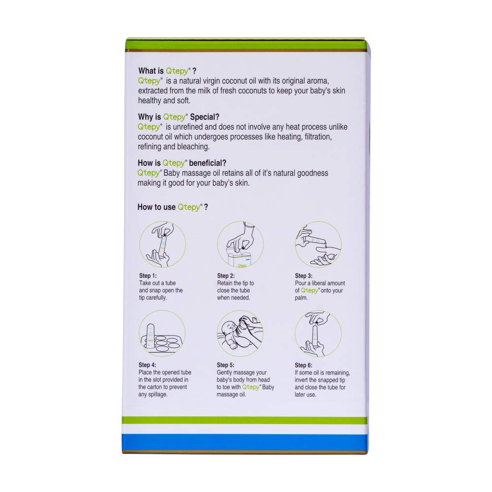 Qtepy Baby Massage Oil, 15 ml, Pack of 1 Qtepy Baby Massage Oil, 15 ml, Pack of 1