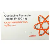 Quetigress 100 mg Tablet 10's, Pack of 10 TabletS