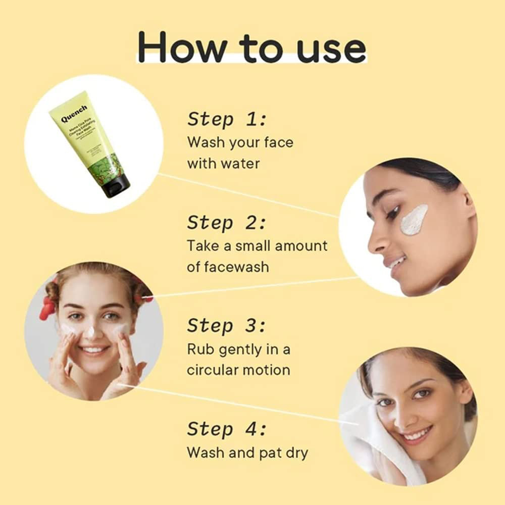 Quench Mama Cica Pore Clearing Exfoliating Face Wash, 100 ml, Pack of 1 Quench Mama Cica Pore Clearing Exfoliating Face Wash, 100 ml, Pack of 1