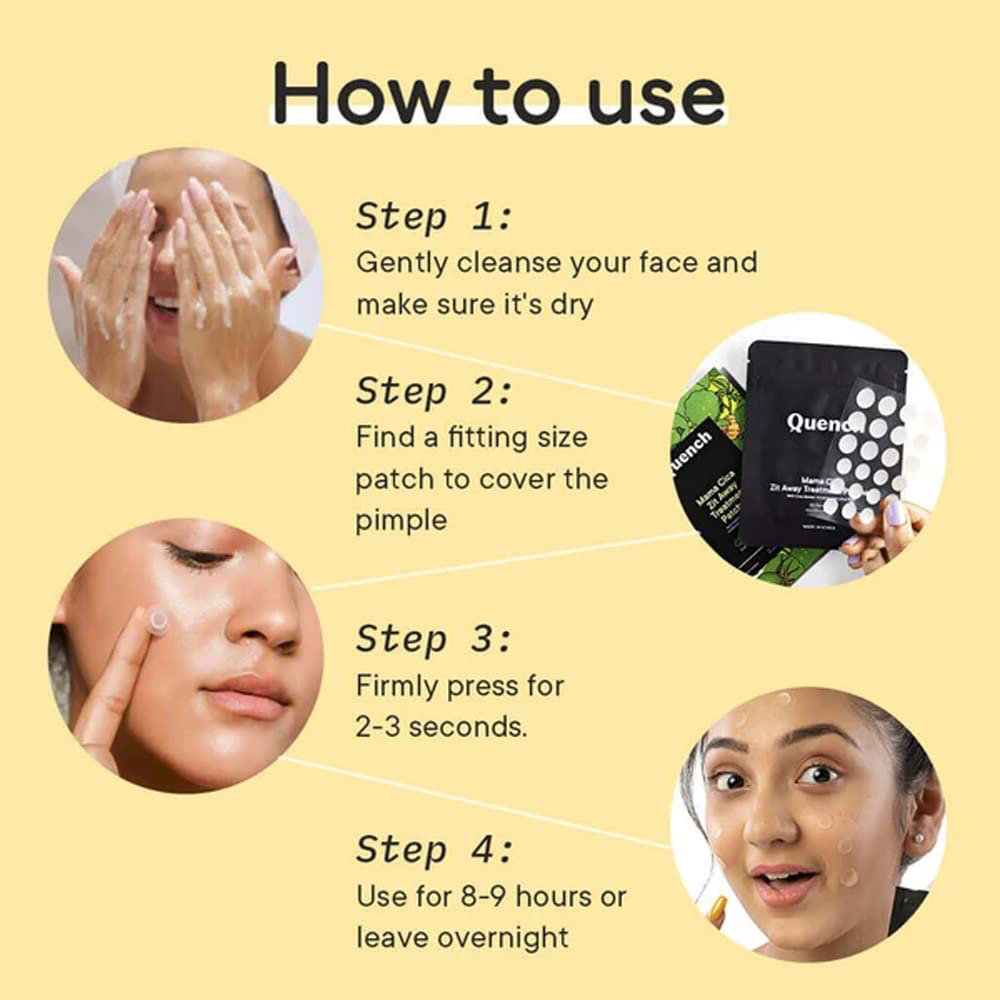 Quench Mama Cica Zit Away Treatment Patches, 24 Count, Pack of 1 Quench Mama Cica Zit Away Treatment Patches, 24 Count, Pack of 1