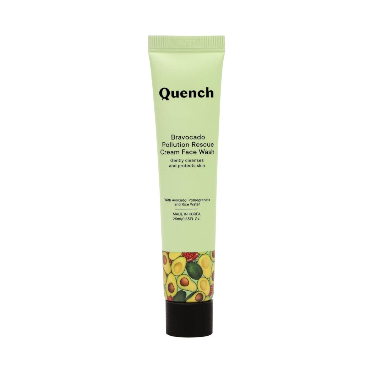 Quench Bravocado Pollution Rescue Cream Face Wash, 25 ml, Pack of 1 Quench Bravocado Pollution Rescue Cream Face Wash, 25 ml, Pack of 1
