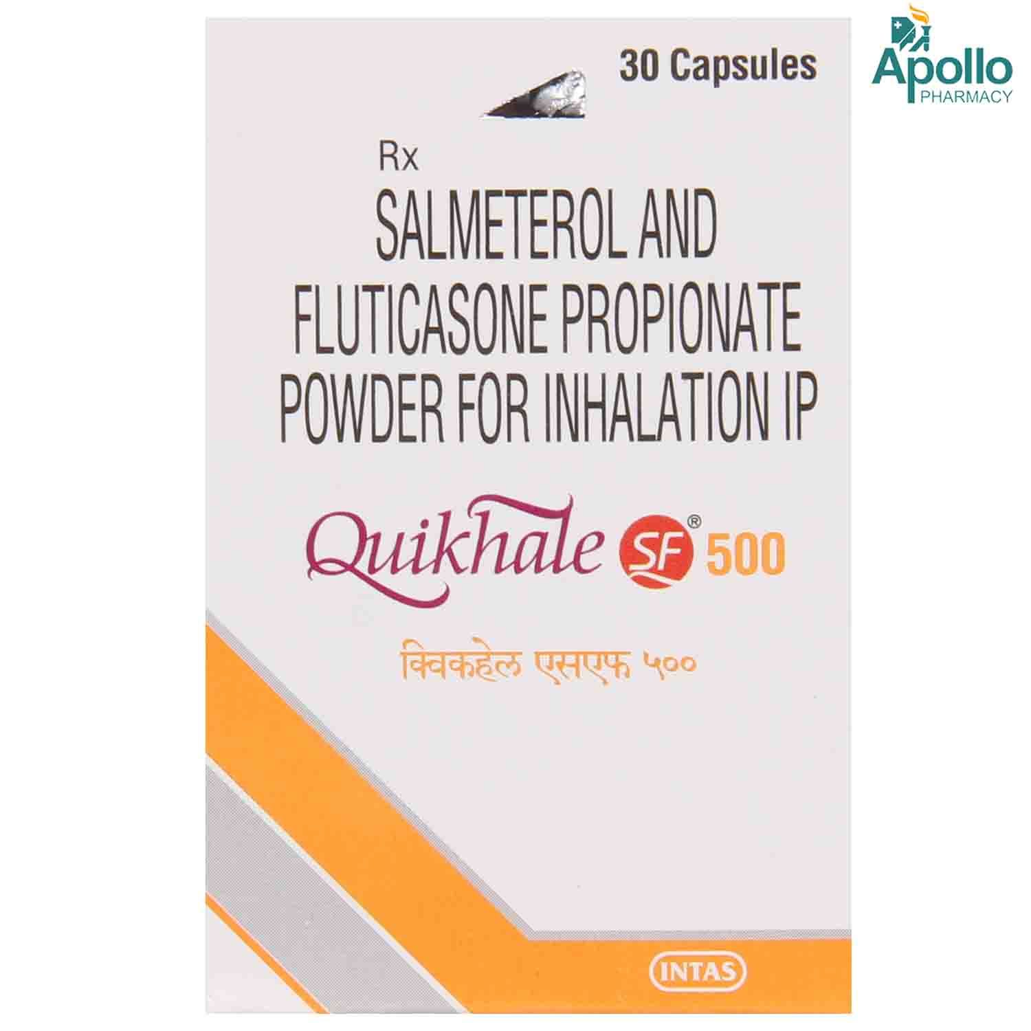 Quikhale SF 500mcg Rotacaps 30's, Pack of 1 CAPSULE