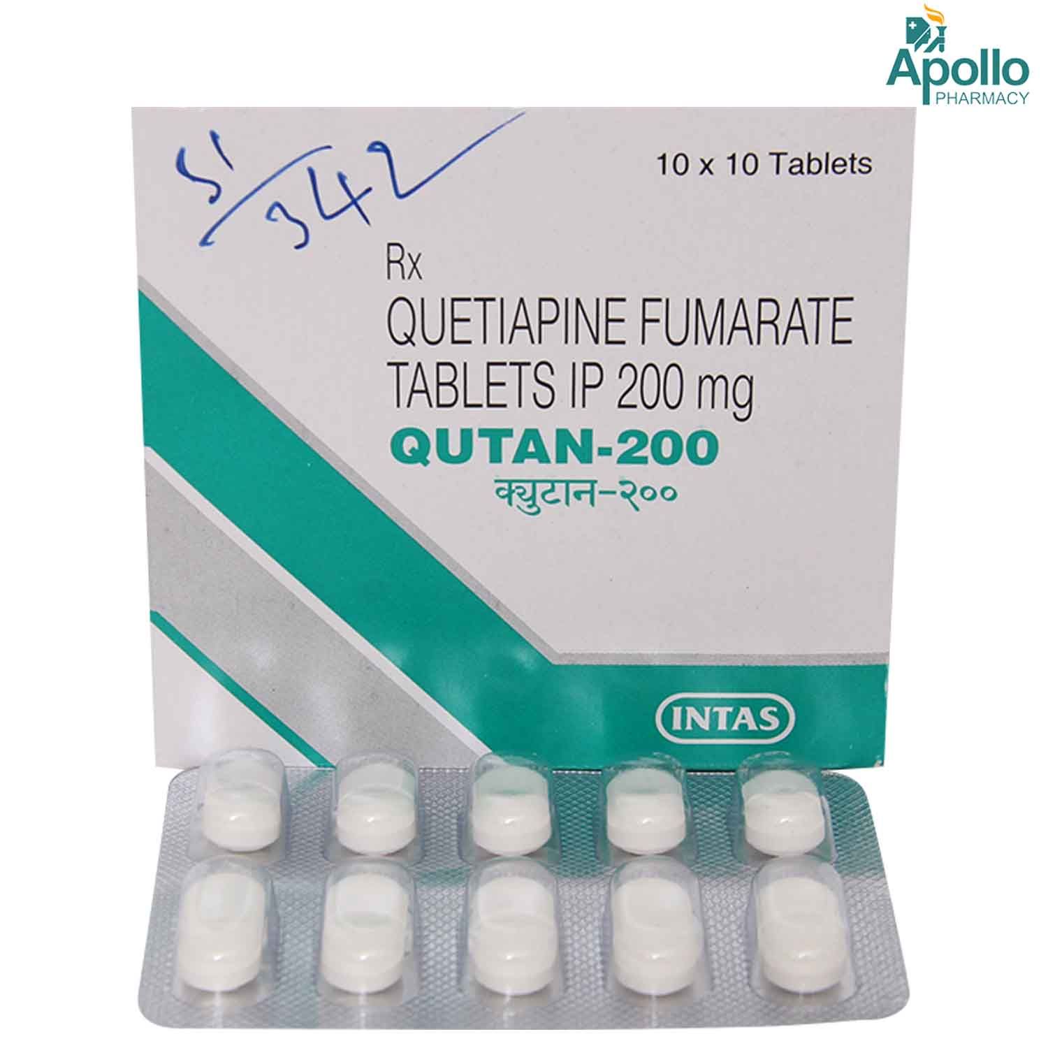 Qutan 200 Tablet 10's Price, Uses, Side Effects, Composition - Apollo ...