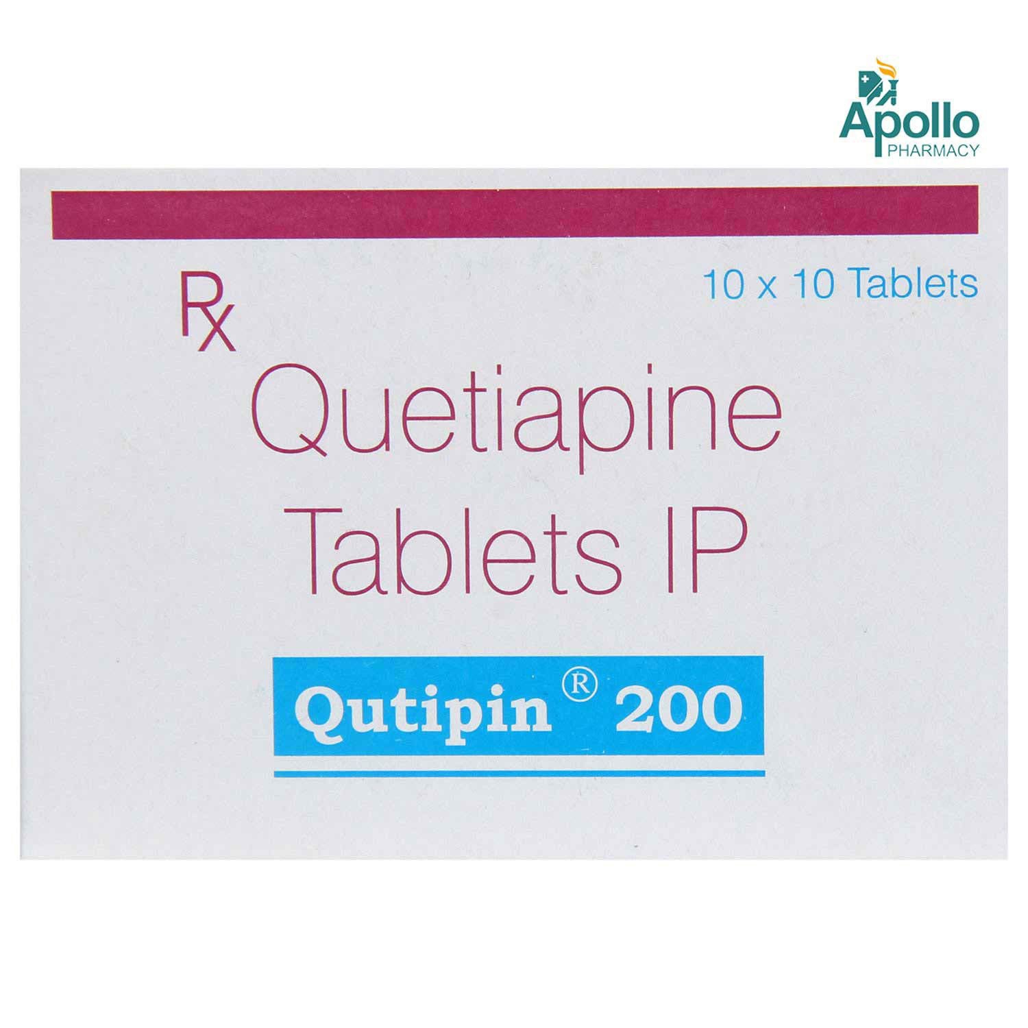 Buy Qutipin 200 Tablet 10's Online