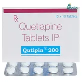 Qutipin 200 Tablet 10's, Pack of 10 TABLETS