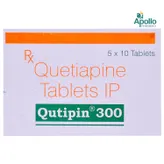 Qutipin 300 Tablet 10's, Pack of 10 TABLETS