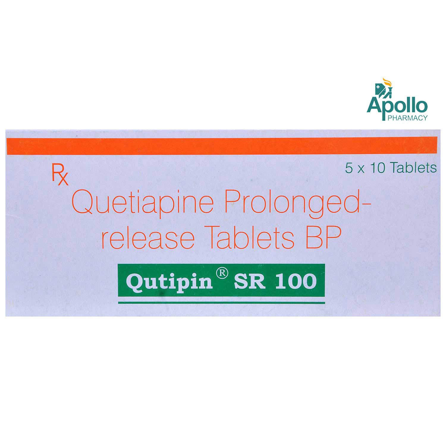 Buy Qutipin SR 100 Tablet 10's Online