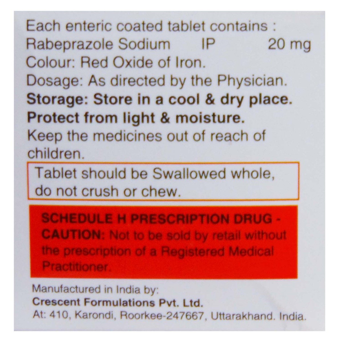 Rabicent Capsule 10's, Pack of 10 TabletS Rabicent Capsule 10's, Pack of 10 TabletS