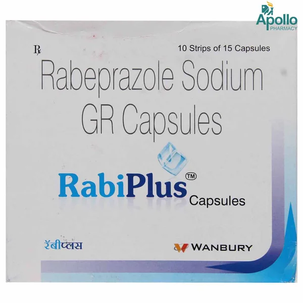 Rabiplus Capsule 15's, Pack of 15 CAPSULES