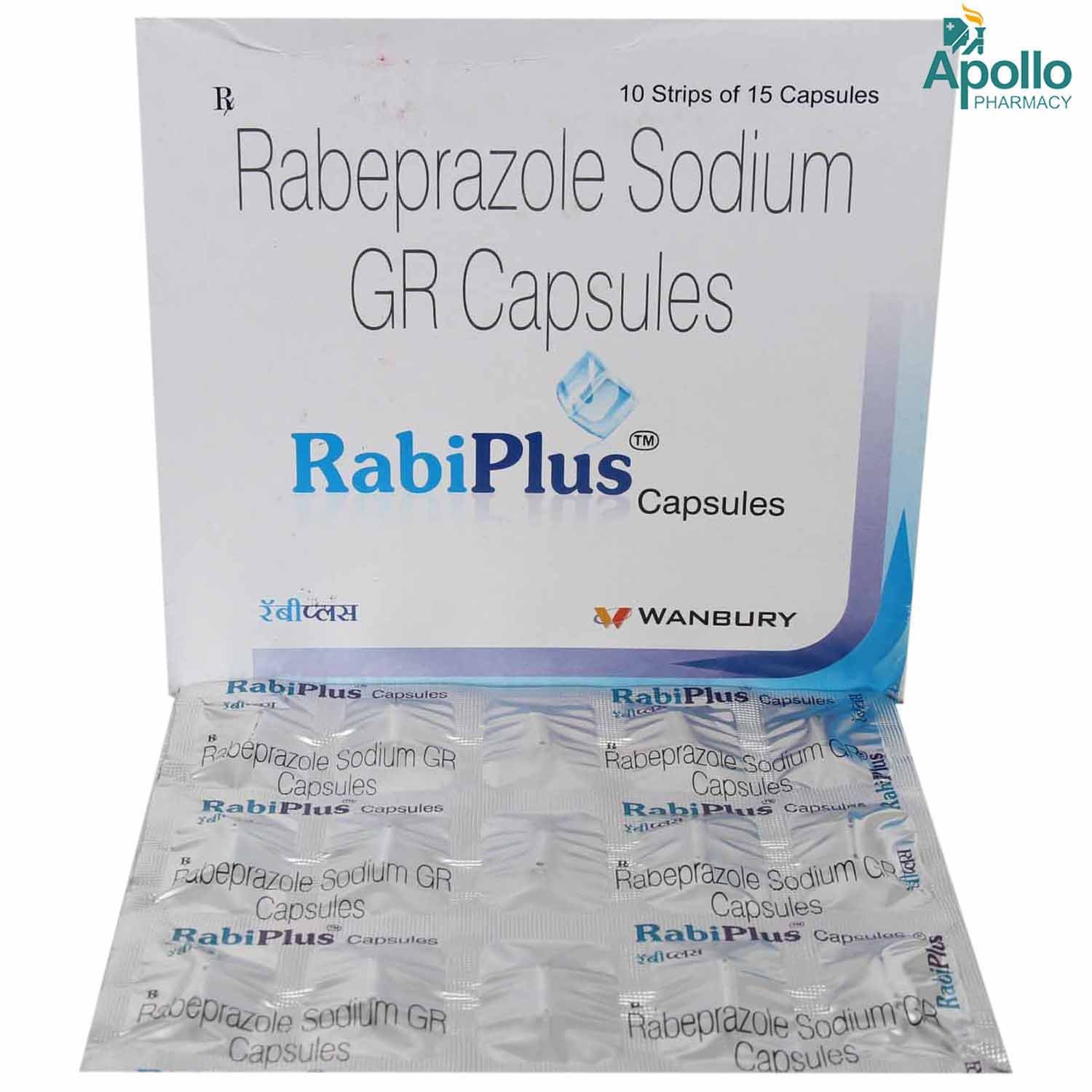 Rabiplus Capsule 15's, Pack of 15 CAPSULES Rabiplus Capsule 15's, Pack of 15 CAPSULES