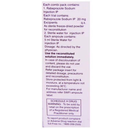 RABLET 20MG I.V INJECTION