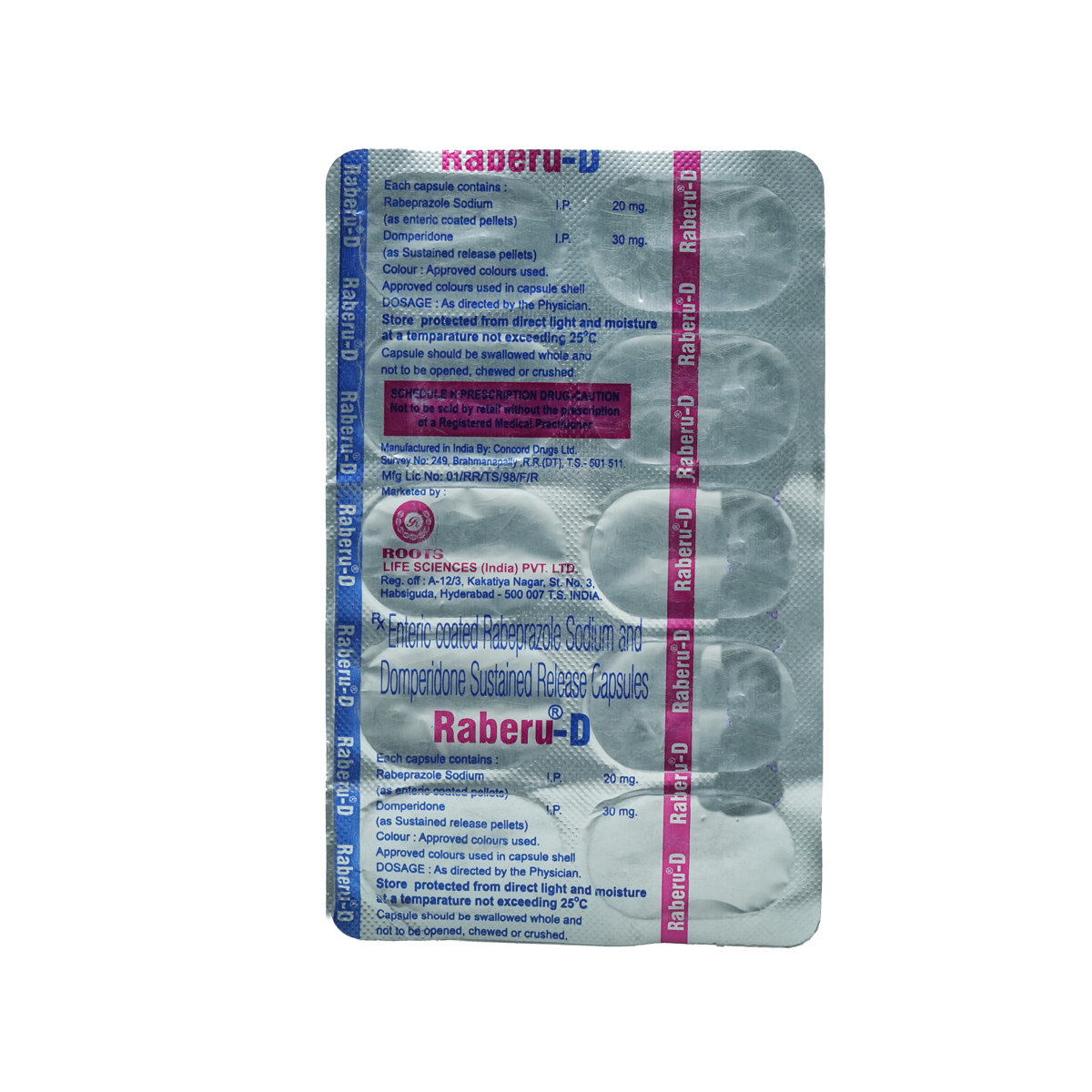 Raberu D Tablet 10's, Pack of 10 TABLETS Raberu D Tablet 10's, Pack of 10 TABLETS