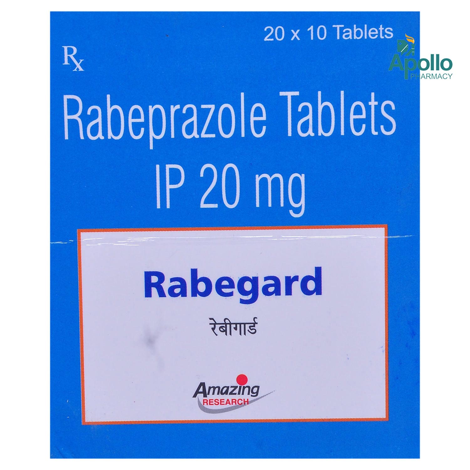 Rabegard 20 Tablet 10's, Pack of 10 TABLETS Rabegard 20 Tablet 10's, Pack of 10 TABLETS