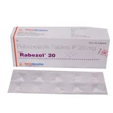 Rabezol 20 Tablet 10's, Pack of 10 TABLETS