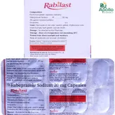 Rabilast 20 mg Capsule 10's, Pack of 10 CapsuleS
