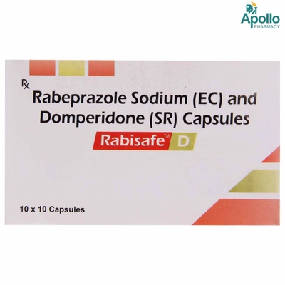 Rabisafe D Capsule 10's, Pack of 10 CapsuleS