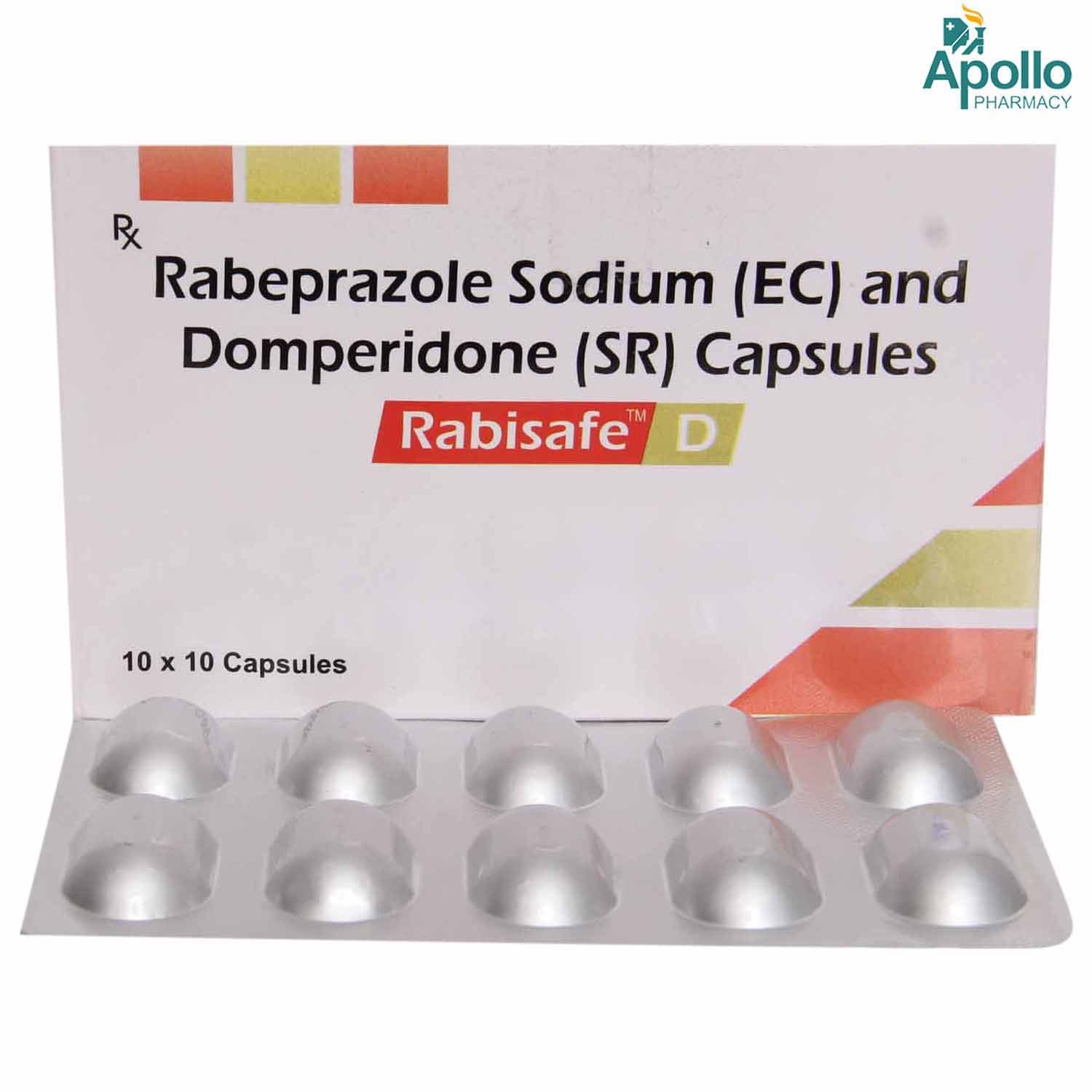 Rabisafe D Capsule 10's, Pack of 10 Rabisafe D Capsule 10's, Pack of 10