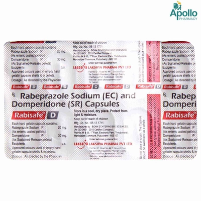 Rabisafe D Capsule 10's, Pack of 10 CapsuleS