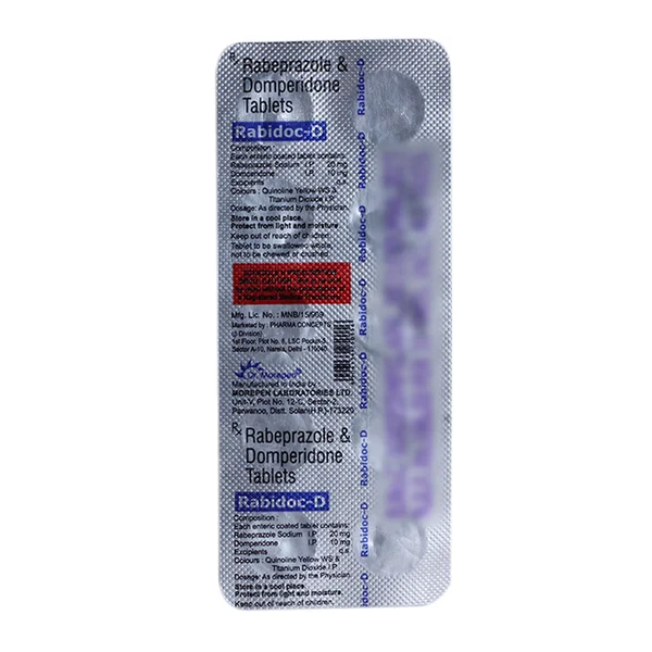 Rabidoc-D Tablet 10's, Pack of 10 TABLETS