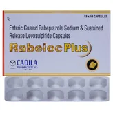 Rabeloc Plus Capsule 10's, Pack of 10 CAPSULES
