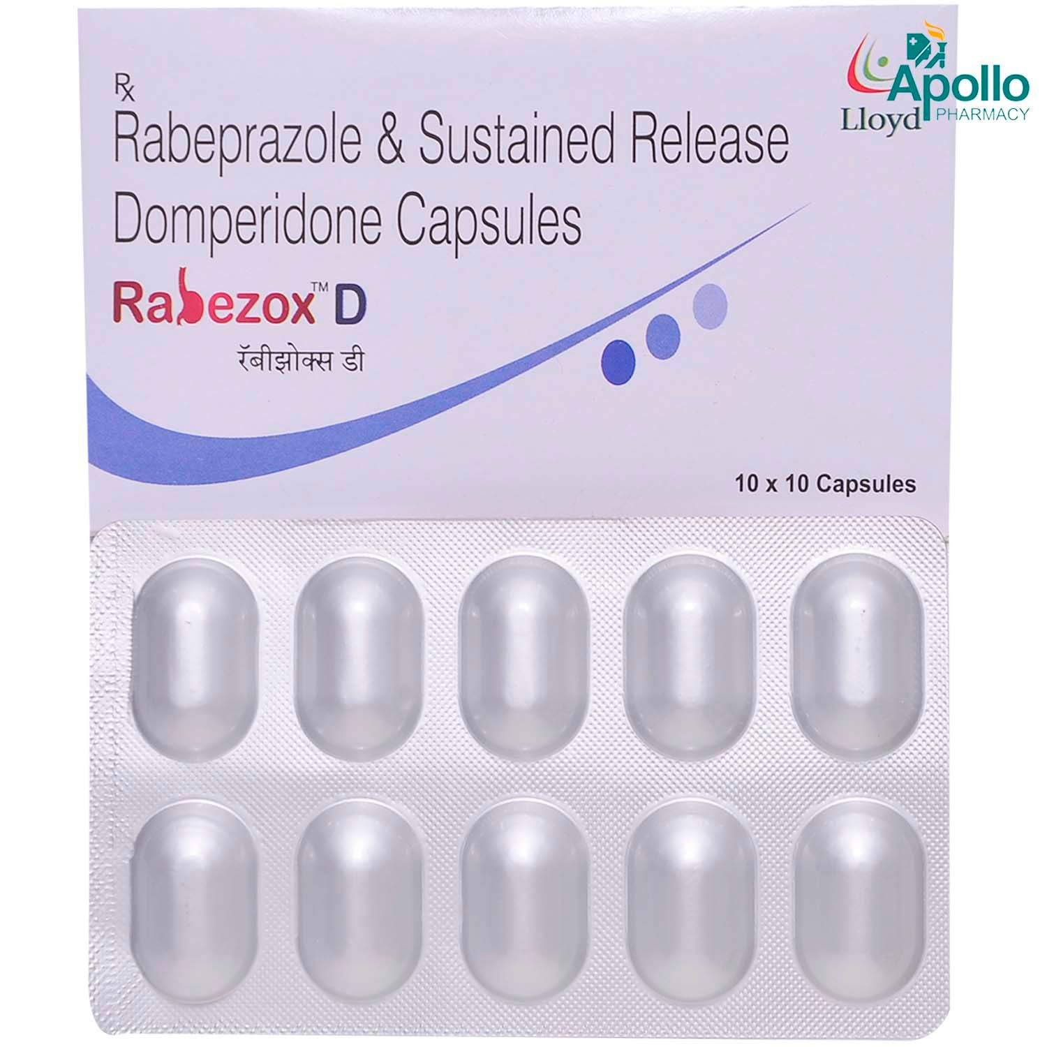 Rabezox D Tablet 10's, Pack of 10 TABLETS