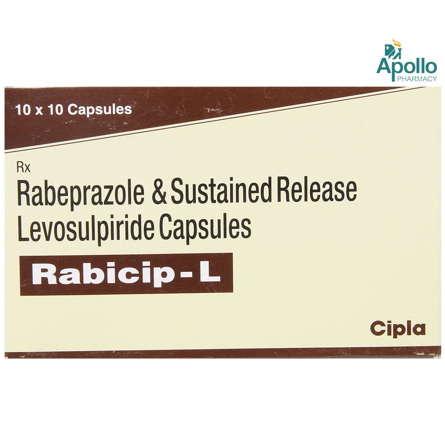 Rabicip L Capsule 10's, Pack of 10 Rabicip L Capsule 10's, Pack of 10
