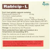 Rabicip L Capsule 10's, Pack of 10 CAPSULES