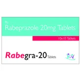Rabegra-20 Tablet 10's, Pack of 10 TABLETS