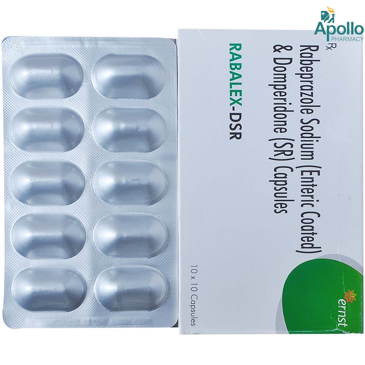 Rabalex-DSR Capsule 10's, Pack of 10 Rabalex-DSR Capsule 10's, Pack of 10