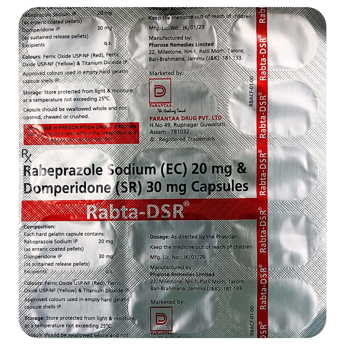 Rabta-DSR Capsule 15's, Pack of 15 Rabta-DSR Capsule 15's, Pack of 15