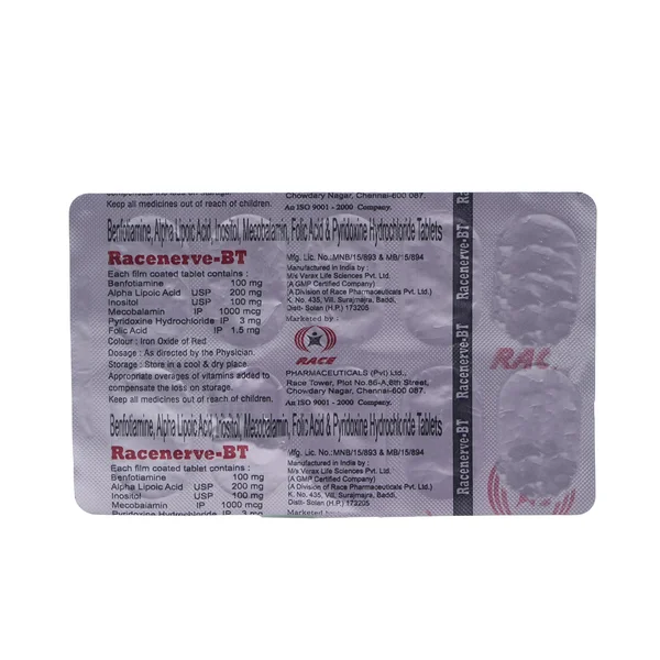 Racenerve-BT Tablet 10's