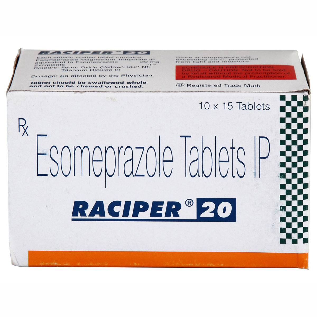 Raciper 20 Tablet 15's, Pack of 15 TabletS Raciper 20 Tablet 15's, Pack of 15 TabletS