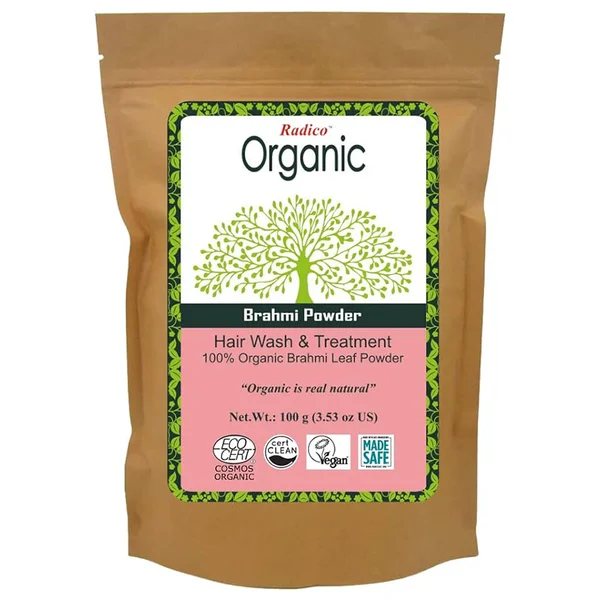 Radico Organic Brahmi Powder, 100 gm, Pack of 1
