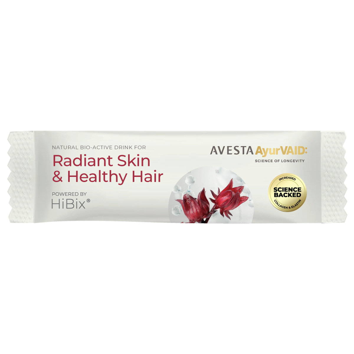AvestaAyurVAID Radiant Skin & Healthy Hair, 7 Sachets - Supports Natural Collagen & Elastin, Pack of 1 AvestaAyurVAID Radiant Skin & Healthy Hair, 7 Sachets - Supports Natural Collagen & Elastin, Pack of 1