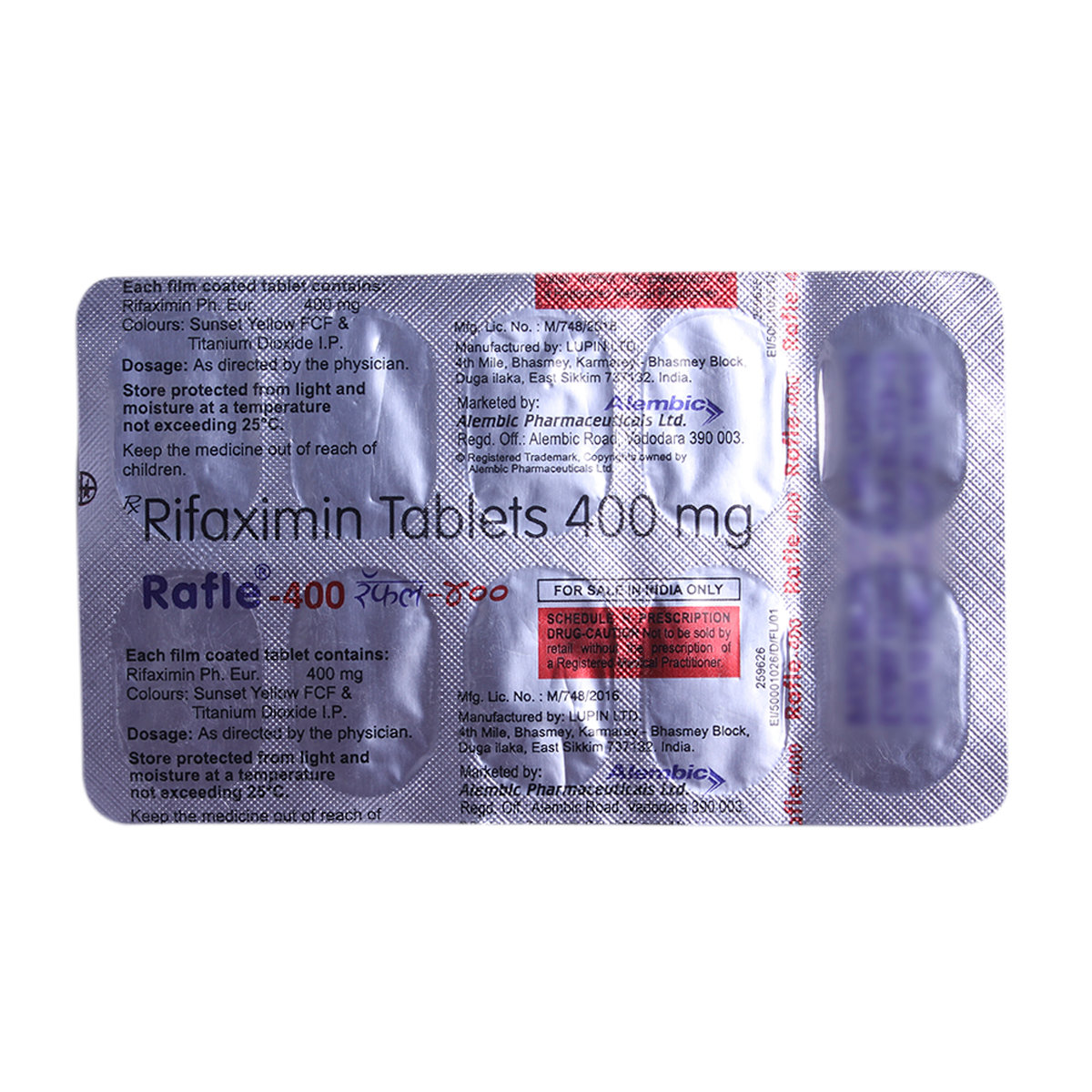 Rafle-400 Tablet 10's, Pack of 10 TABLETS Rafle-400 Tablet 10's, Pack of 10 TABLETS