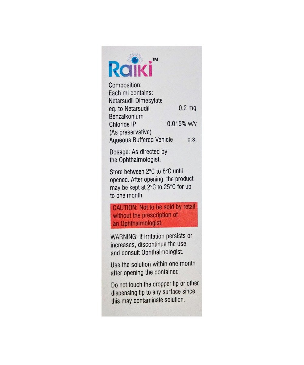 Raiki Eye Drops 3 ml, Pack of 1 EYE DROPS Raiki Eye Drops 3 ml, Pack of 1 EYE DROPS