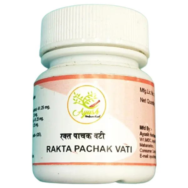 Ayush Rakta Pachak Vati Tablets, 60 Count