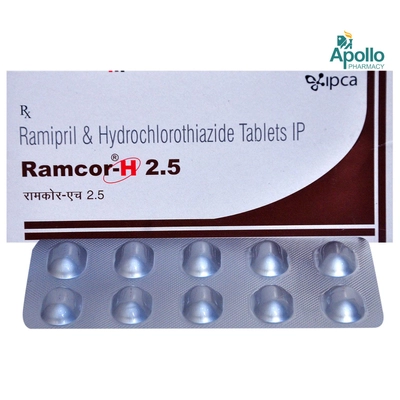 RAMCOR H 2.5MG TABLET, Pack of 10 TABLETS