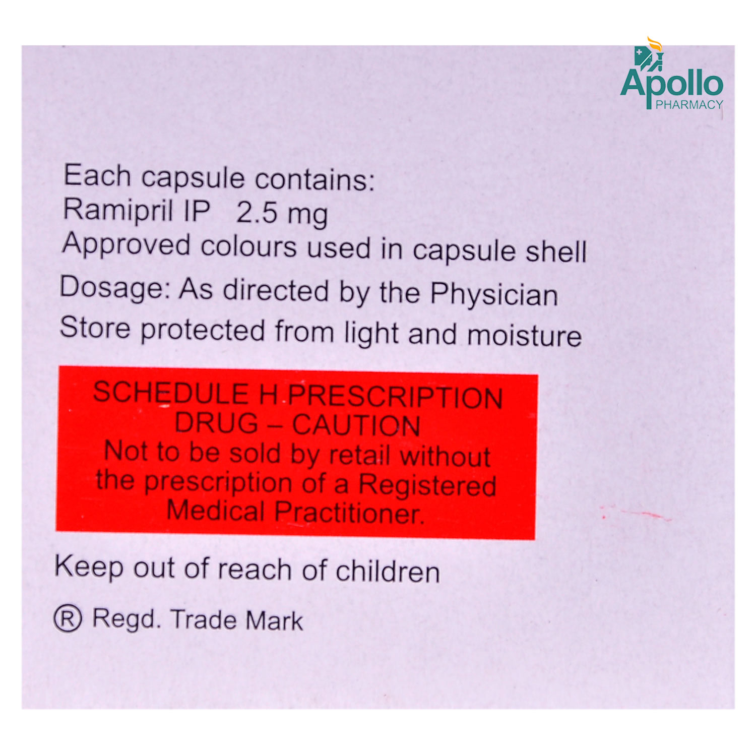 Ramcor-2.5 Capsule 10's, Pack of 10 CAPSULES Ramcor-2.5 Capsule 10's, Pack of 10 CAPSULES