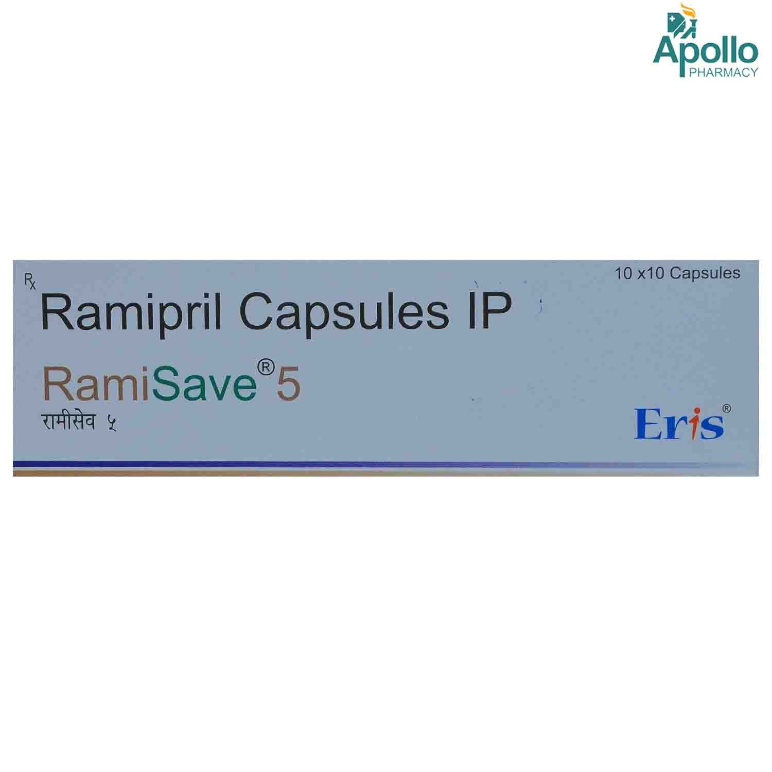 Ramisave 5 Capsule 10's, Pack of 10 CAPSULES Ramisave 5 Capsule 10's, Pack of 10 CAPSULES