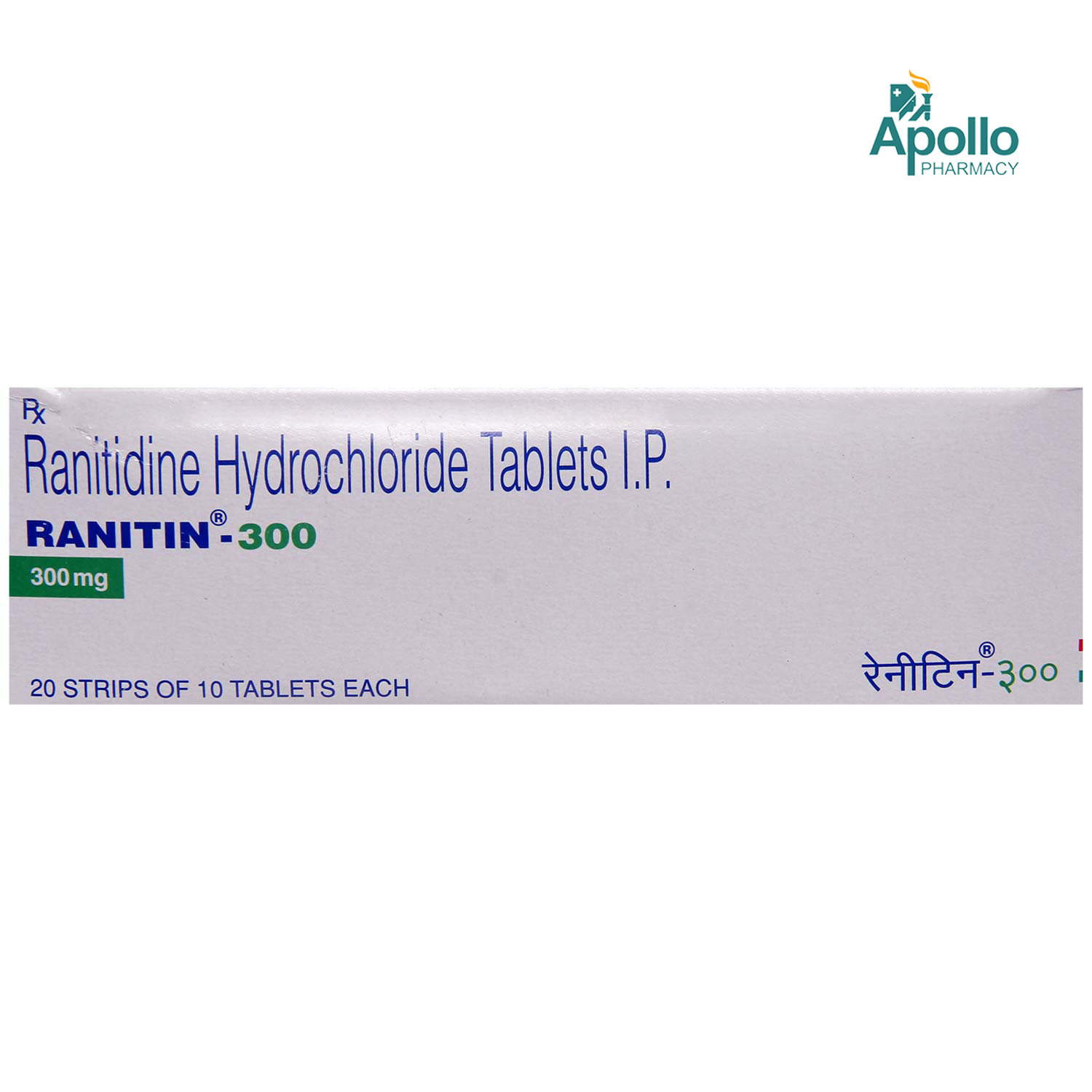 Ranitin 300 mg Tablet 10's, Pack of 10 TABLETS Ranitin 300 mg Tablet 10's, Pack of 10 TABLETS