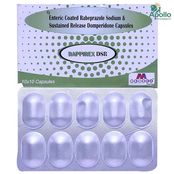 Rappirex DSR Capsule 10's, Pack of 10 CAPSULES